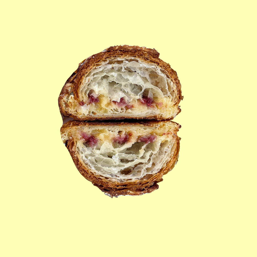 Almond, Custard & Raspberry Twice Baked Croissant