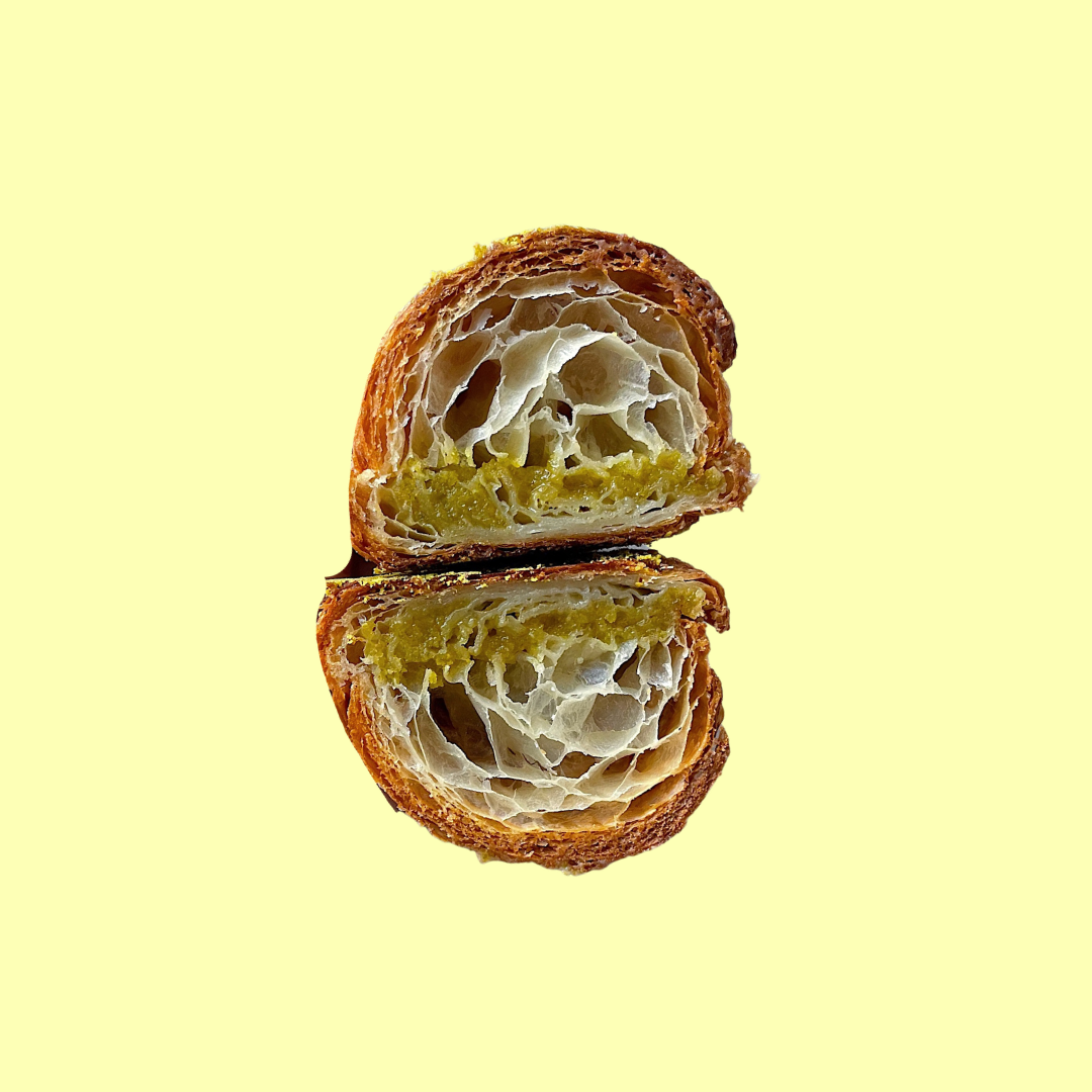 Pistachio Baklava Twice Baked Croissant