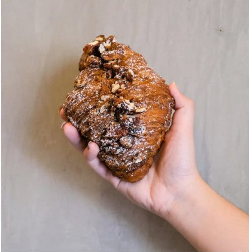 Caramelised Pecan Twice Bake Croissant